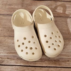 White Crocs